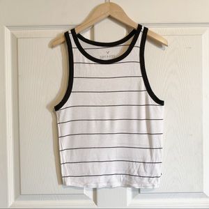 AEO Soft and Sexy Striped Cropped Tank